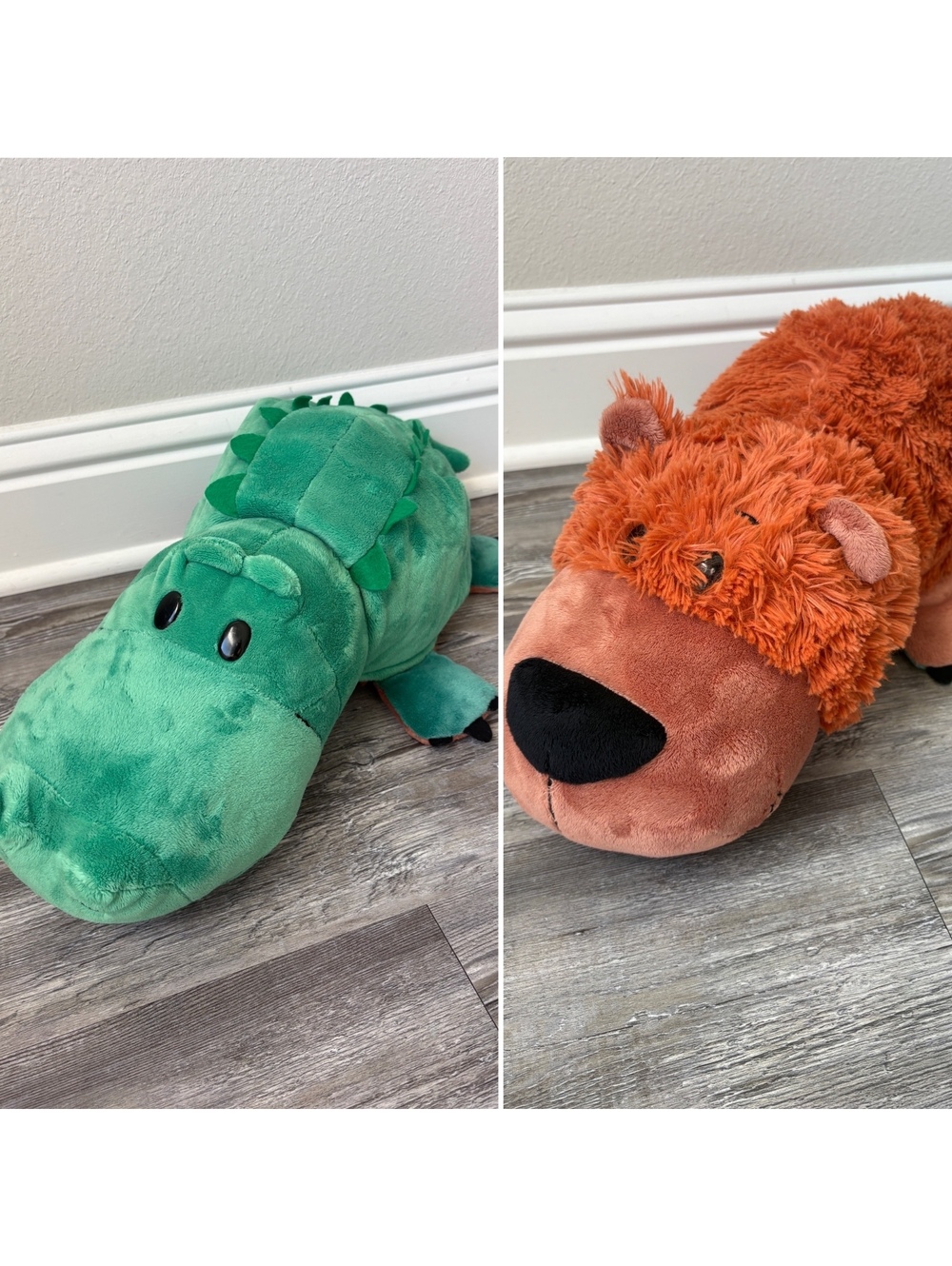 Flipazoo Gorgo Grizzly Bear / Alligator 2-in-1 Reversible Plush – 2015 Jay@Play